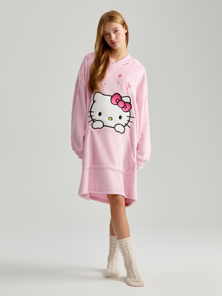 Kapuutsiga dressipluus Hello Kitty