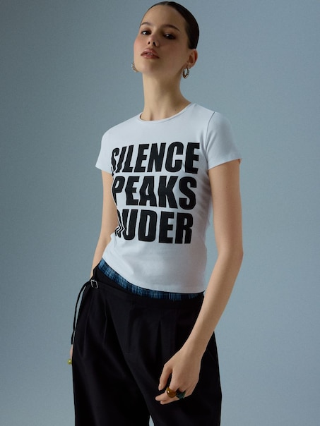 Футболка з принтом