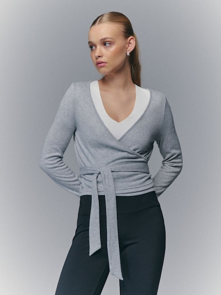 Кардиган із зав'язкою спереду