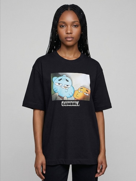 Футболка з принтом Gumball