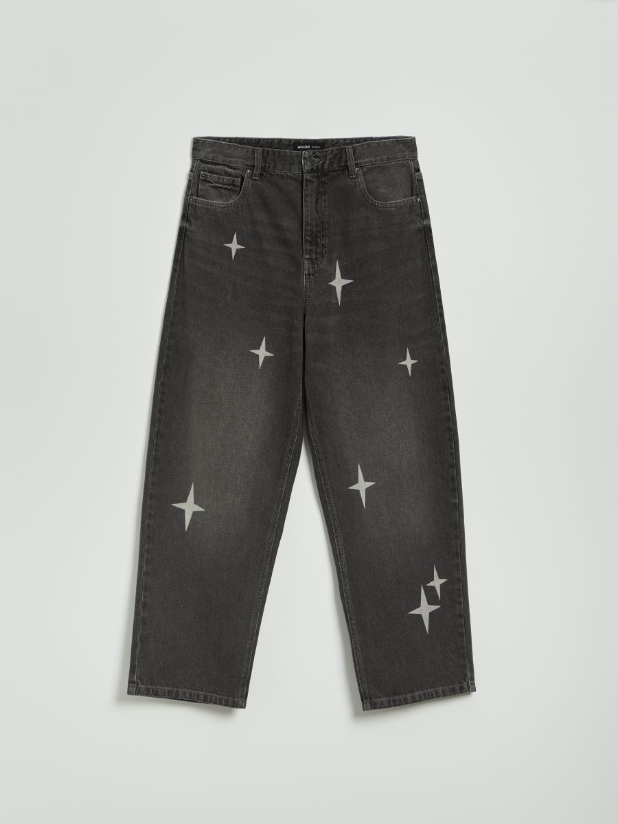 Jeans baggy fit Colore grigio - HOUSE - 789DM-90J
