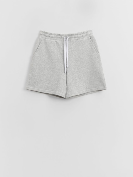 Dresowe szorty regular fit jasnoszare
