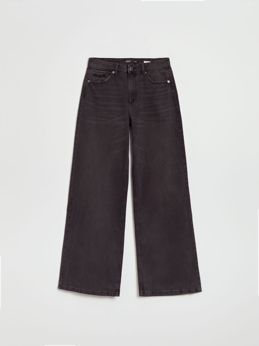 Neovision Rux Wide Leg Jort Washed Black