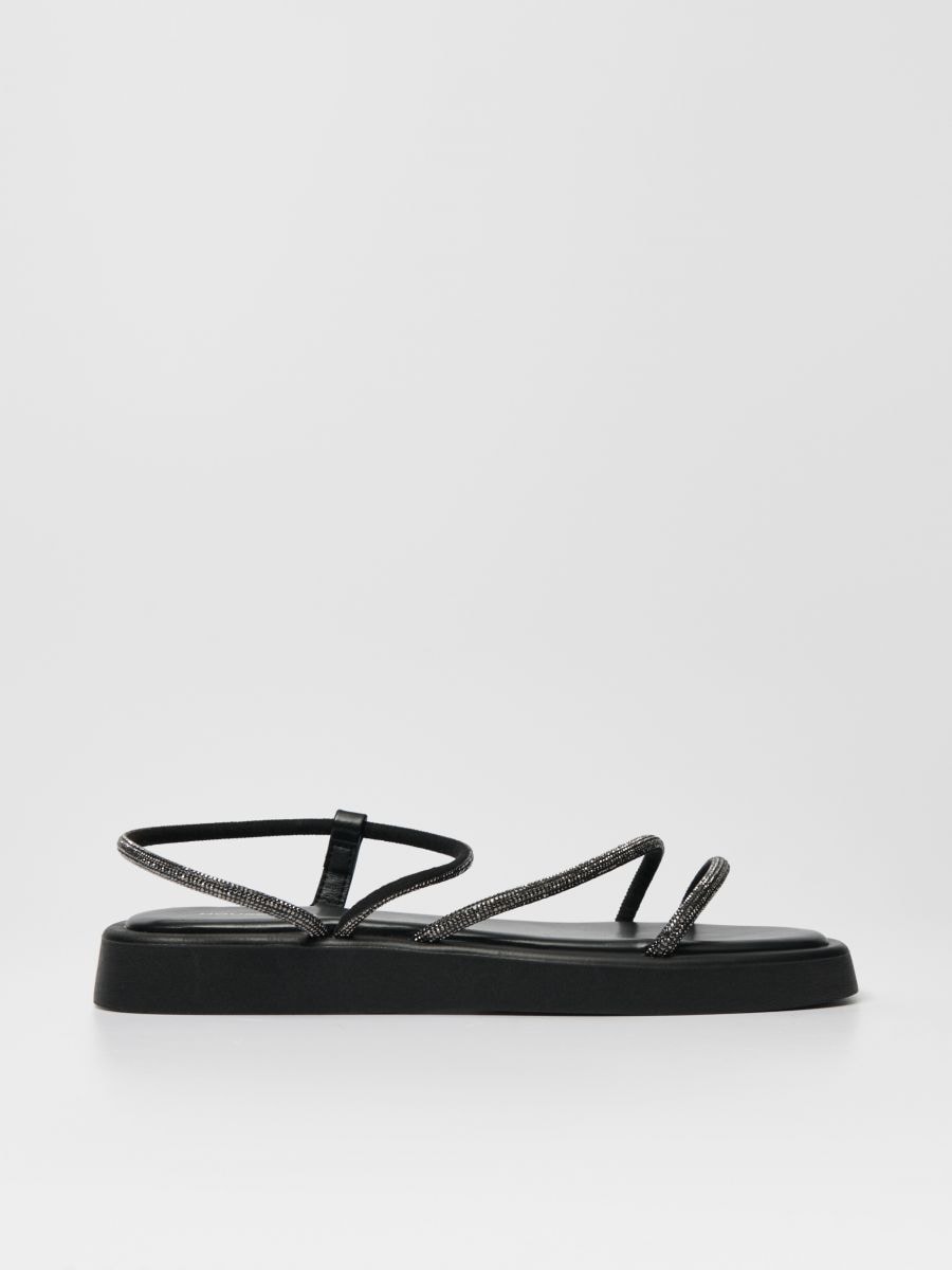 Sandale cu talpă groasă - negru - HOUSE