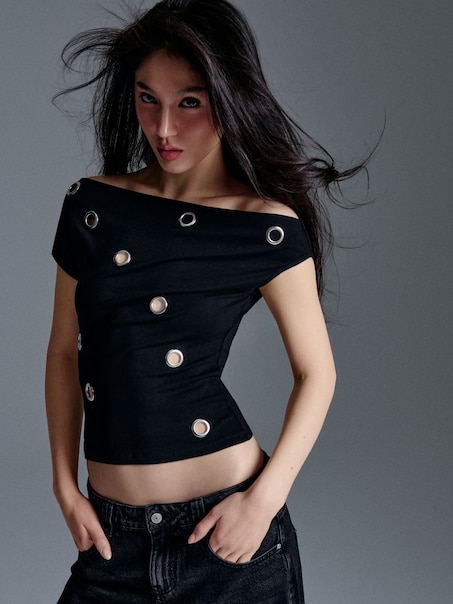 Блузка з високим вмістом віскози