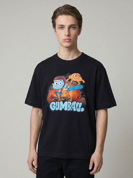 Футболка з принтом Gumball