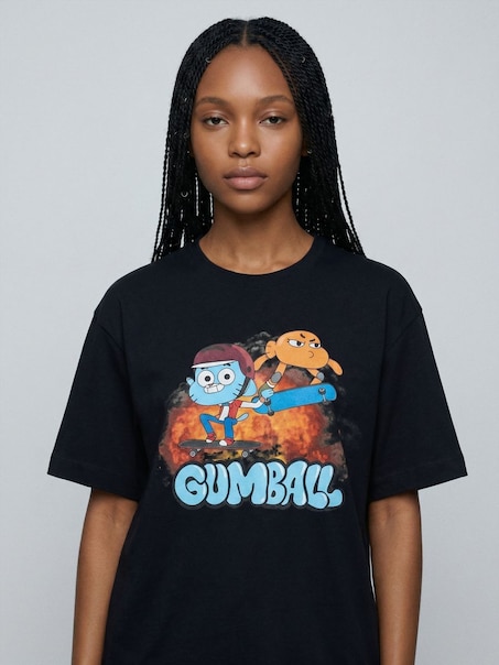 Футболка з принтом Gumball