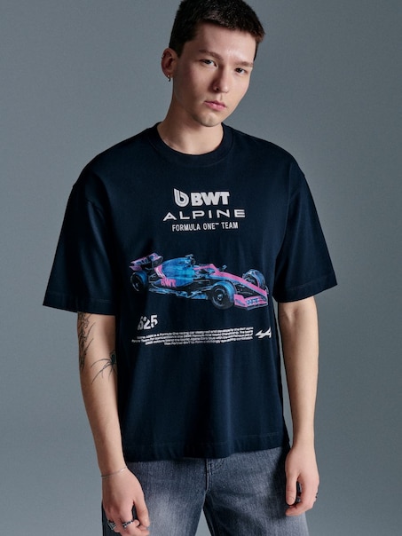 Póló mintával BWT Alpine F1