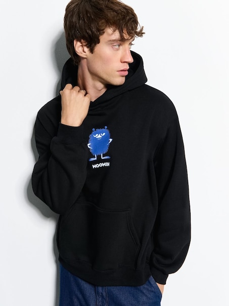 Duks sa kapuljačom i printom Moomin