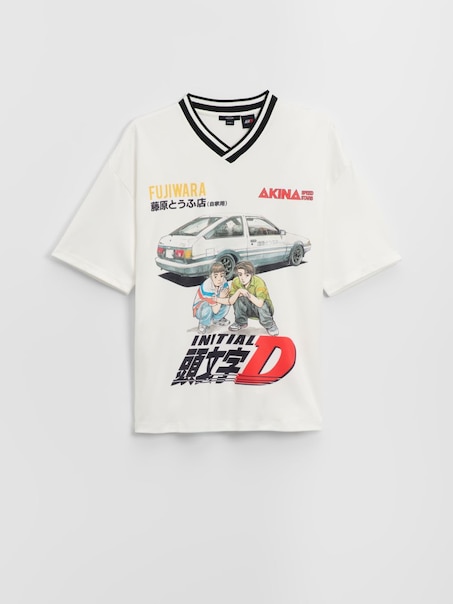 Маичка со принт Initial D