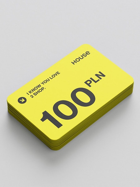Karta podarunkowa HOUSE 100 PLN