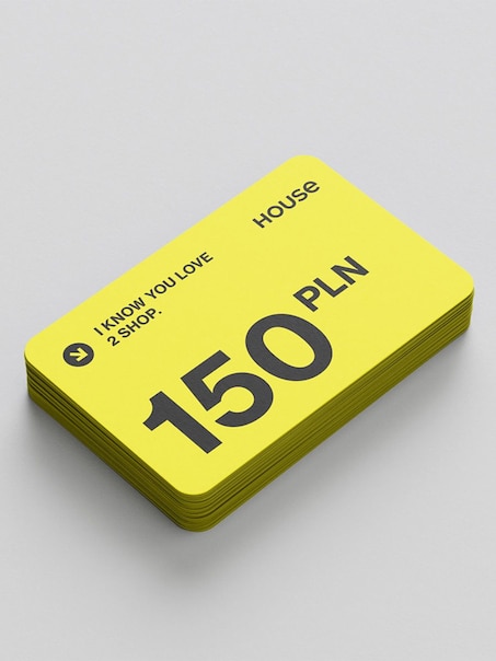 Karta podarunkowa HOUSE 150 PLN