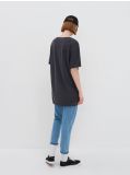 T-shirt oversize z kieszonką - ciemnoszary - HOUSE - small3