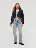 Czarna kurtka ramoneska oversize - czarny - HOUSE - small2