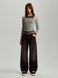 Straight fit farmerke - crno - HOUSE - small2