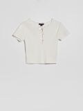 Kratka bluza - krem - HOUSE - small4