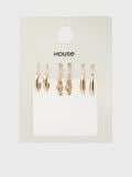 Orecchini confezione da 6 - oro - HOUSE - small4