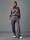 Παντελόνι wide leg - ανοιχτό γκρι - HOUSE - small1