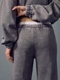 Παντελόνι wide leg - ανοιχτό γκρι - HOUSE - small3