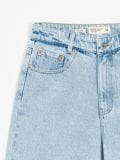Jeansy culotte z efektem sprania w stylu vintage - niebieski - HOUSE - small7