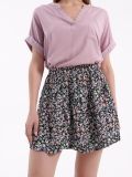 Spódnica mini w kwiaty - wielobarwny - HOUSE - small1