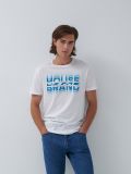 Футболка з принтом House Brand - білий - HOUSE - small1