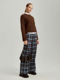 Wide leg pantalone - svetlo plava - HOUSE - small1