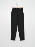 Pantalone sa visokim strukom i kaišem - crno - HOUSE - small5