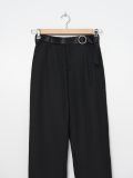 Pantalone sa visokim strukom i kaišem - crno - HOUSE - small6