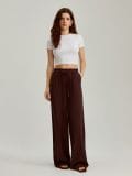 Wide leg pantalone - braon - HOUSE - small1