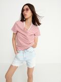 T-shirt w paski - czerwony - HOUSE - small1