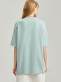Oversized basic póló - fakult türkiz - HOUSE - small3