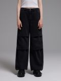 Wide leg farmerke 2005 - crno - HOUSE - small2