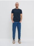 Koszulka slim fit Basic - granatowy - HOUSE - small1