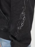 Rozpinana bluza z kapturem i cyrkoniami - czarny - HOUSE - small3