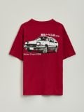 Μπλουζάκι με στάμπα Initial D - κοκκινο - HOUSE - small5