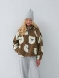 Polarowa bluza w misie - wielobarwny - HOUSE - small1