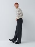 Jeansy wide leg z wysokim stanem - czarny - HOUSE - small3