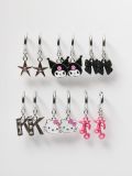 Kolczyki z motywem Kuromi Hello Kitty 6-pak - srebrny - HOUSE - small1