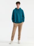 Bluza z kapturem oversize - ciemnoturkusowy - HOUSE - small3