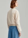 Kurtka bomber kremowa - kremowy - HOUSE - small3