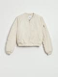 Kurtka bomber kremowa - kremowy - HOUSE - small4