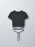 Kratek top - srebrna - HOUSE - small6