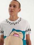 Dwuczęściowa piżama Pokémon Snorlax - biały - HOUSE - small3