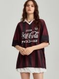 Maglietta oversize con stampa Coca-Cola - nero - HOUSE - small1