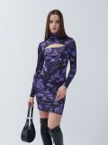 Sukienka mini w orientalne wzory - wielobarwny - HOUSE - small1