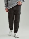Jogger pantalone sa džepovima cargo - tamno siva - HOUSE - small2