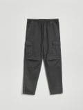 Jogger pantalone sa džepovima cargo - tamno siva - HOUSE - small4