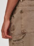 Jeansy straight fit carpenter vintage brązowe - beżowy - HOUSE - small3