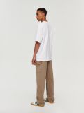 Jeansy straight fit carpenter vintage brązowe - beżowy - HOUSE - small4